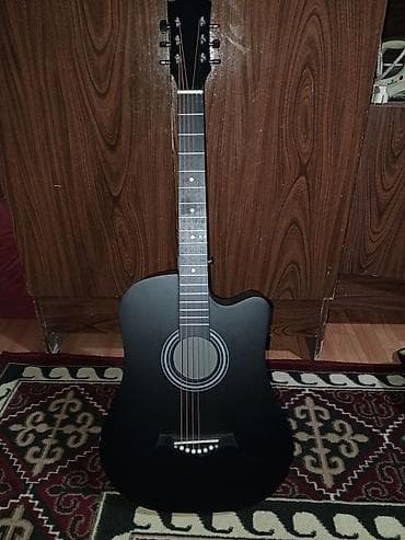 водный мото: Акустическая гитара, форма дредноут с вырезом (cutaway), цвет матовый — 5