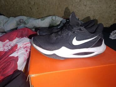 одежда для полных бишкек: Кроссовки Nike, чёрные с белыми элементами. - Низкопрофильная модель — 3