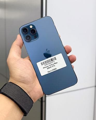 IPhone 12 Pro Max, Б/у, 256 ГБ, Pacific Blue, Защитное стекло, Чехол, В рассрочку, 77 % at lalafo.kg IPhone 12 Pro Max, Б/у, 256 ГБ, Pacific Blue, Защитное стекло, Чехол, В рассрочку, 77 %