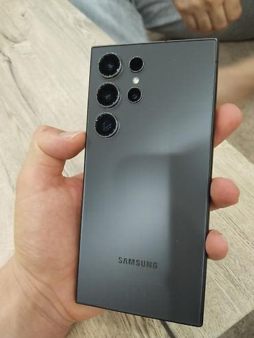 с 9: Samsung Galaxy S24 Ultra, Б/у, 256 ГБ, цвет - Серый, 2 SIM — 1