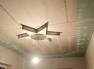 Сантехнические работы: Потолки из гипсокартона — изготовление и монтаж под ключ. - — 1