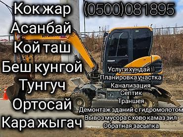 экскаваторы бишкек: Экскаватор | Выкорчевывание пней, Траншеи, Котлованы — 1