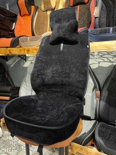 евакотор: Чехлы С подушкой, цвет - Черный, Universal Seat cover, Новый, Самовывоз, Платная доставка — 1