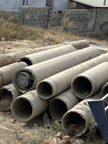 трубо гип: Канализация үчүн түтүк Магистралдык, Материалы: Асбест, Диаметри 400 мм, Дубалдын калыңдыгы: 3 мм — 1