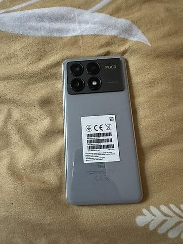 телефон поко бу: Poco X6 Pro, Б/у, 512 ГБ, цвет - Серый, 2 SIM — 1