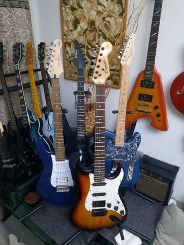 ЭлектроГитары, аккустические гитары, разные, все отстроенные, готовые