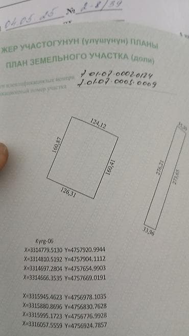 участка сатылат: 200 соток, Айыл чарба үчүн — 3