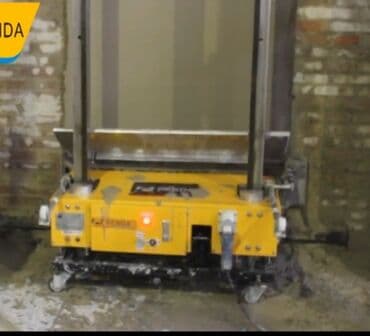 пневмонагнетатель для полусухой стяжки цена: Продаю станок робот для штукатурки, новый, обём до 800м2 штукатурки — 3