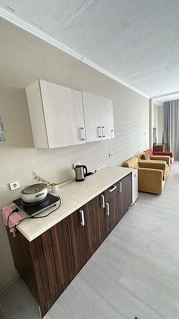 почасовые квартиры: Квартира, ЦО Asia Palace, Сары-Ой, Детская площадка, Парковка, стоянка, Охраняемая территория — 6