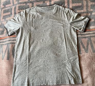 lyle scott: Футболка Fred Perry, мужская - Цвет: светло-серый меланж - — 3