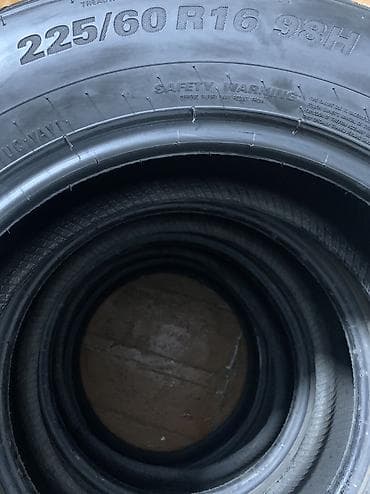 Транспорт: Шины 225 / 60 / R 16, Лето, Б/у, Комплект, Легковые, Корея, Kumho — 5