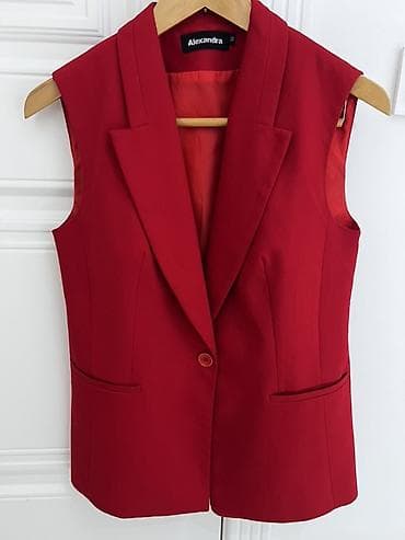 васильева советская: Жилет женский без рукавов Alexandra - Цвет: насыщенный красный - — 1