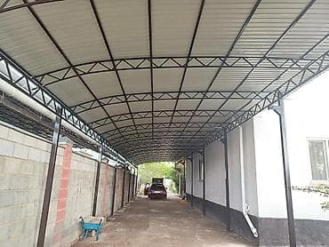 Строительные растворы и добавки: Навес, Арочный, Металл, Профнастил, Новый, Установка — 10