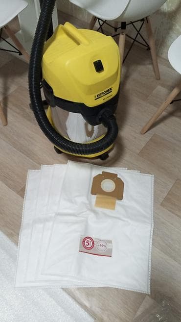 karcher: Пылесос Karcher WD 3 Premium (желтый) с комплектом мешков - Тип — 1