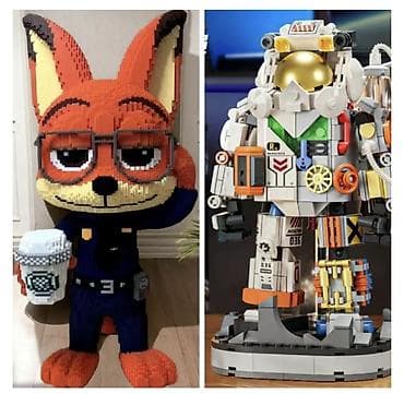 одежда игра в кальмара: Лего конструктор Ник из зверополиса!-Высота 50см+-, 3д модель,в — 1