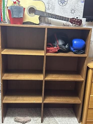 Книжные полки: Книжная полка, ЛДСП, Напольная — 1