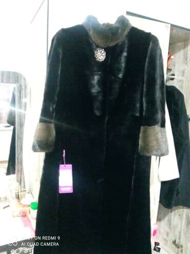 Шуба, Норка, По колено, ОАЭ, 2XL