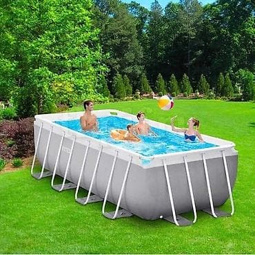 Спорт жана эс алуу: Бассейн самого востребованного размера - Intex Prism Frame DELUXE — 1