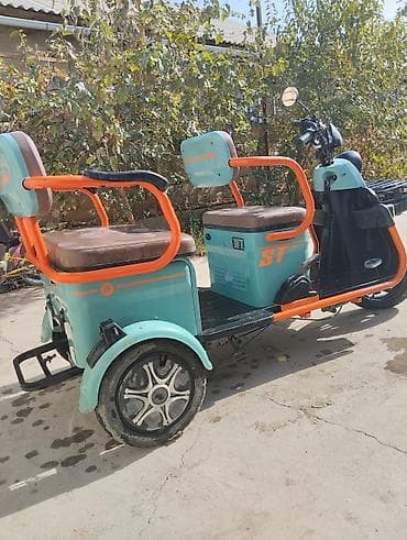 подставка для велика: Электрический трёхколёсный скутер-трицикл для пассажирских поездок - — 10