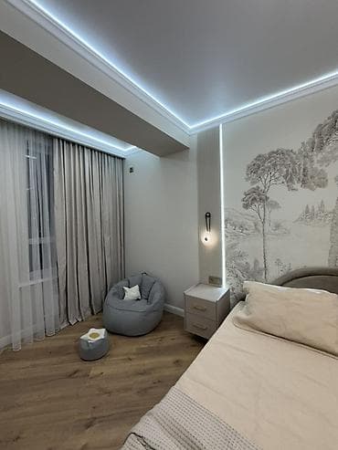vip kant: 3 комнаты, 80 м², Элитка, 9 этаж, Дизайнерский ремонт — 6