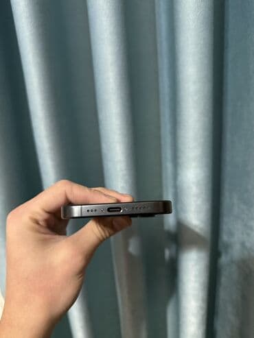 12 про цена бишкек бу: IPhone 15 Pro, Б/у, 128 ГБ, Черный, Защитное стекло, Чехол, 89 % — 3