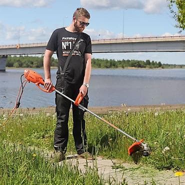 тяпки: Электрический триммер для травы Электрокоса в аренду 700с сутки - — 1