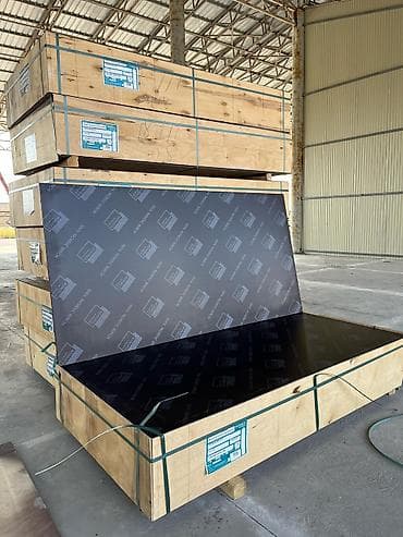 Фанера, Ламинированная, Для строительства, Береза, Для опалубки at lalafo.kg Фанера, Ламинированная, Для строительства, Береза, Для опалубки