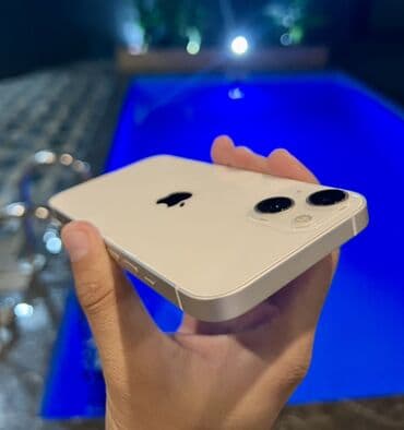 айфон колдонулган: IPhone 13, Колдонулган, 128 ГБ, Старлайт, Каптама, Коргоочу айнек, 84 % — 6