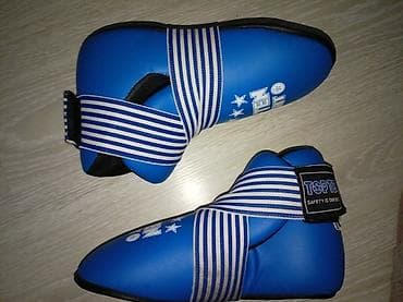 обувь для бокса: Футы (защита стоп) TOP TEN Fight, цвет синий. - Назначение: защита — 1
