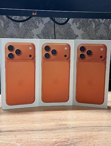 ayfon se: IPhone 17 Pro Max, Новый, 512 ГБ, Оранжевый, Кабель, Коробка, 100 % — 4