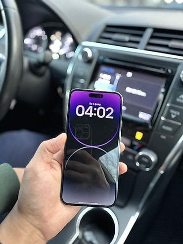 hoco w25: IPhone 14 Pro Max, Б/у, 1 ТБ, Deep Purple, Чехол, Кабель, Коробка, 83 % — 5