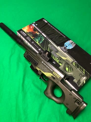 пистолет с арбизами: Орбизный Автомат AWM Стреляет-орбизами-гидрегелевые шарики Дальность — 4