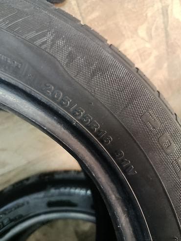 боковой: Шины 205 / 55 / R 16, Лето, Б/у, Комплект, Легковые, Япония — 3