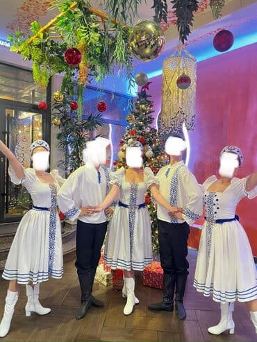 Танцевальное платье, цвет - Белый