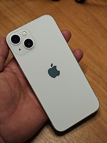IPhone 13, Б/у, 128 ГБ, Белый, 79 %