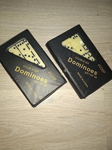 домино: Набор домино Double Six (модель 4006P) — классическая «двойная — 3