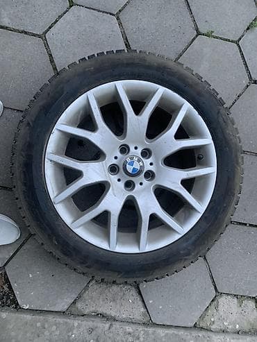 r19: Колеса в сборе 255 / 50 / R 19, Зимняя шипованная, Б/у, Комплект, Внедорожные (АТ/МТ), Литые, отверстий - 5 — 1