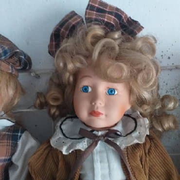 продажа статуэток: Сладкая парачка фарфоровые куклы — 3