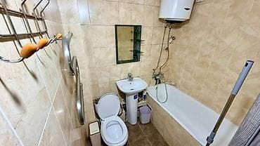 квартира на дордое: 3 комнаты, 58 м², ул. Боконбаева / Гоголя 104 серия, 1 этаж, Косметический ремонт — 8