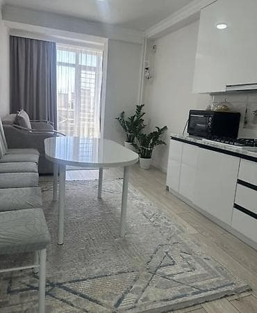 Кыймылсыз мүлк: 1 бөлмө, 54 м², Аламедин-1 мкр 4 кабат, Евро оңдоо — 5