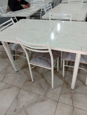 стол в гостиной со стульями: Кухонный стол и стул, Новый, Платная доставка — 10