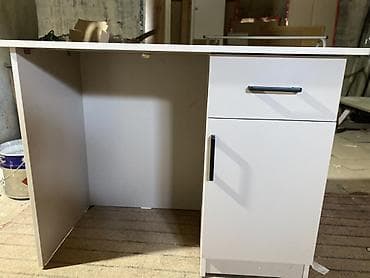 Компьютерный стол, Новый, С полками