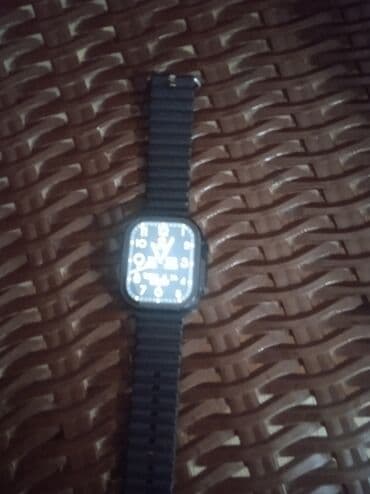 casio часы: Смарт-часы с прямоугольным корпусом и черным ремешком - Корпус — 1