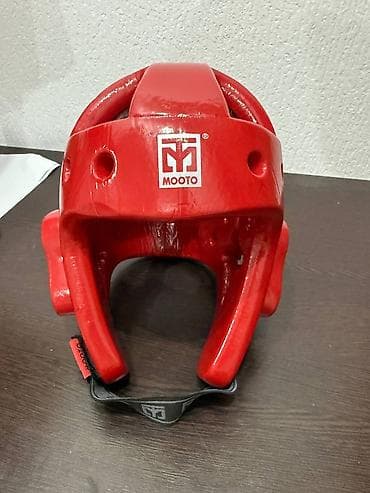 Шлемдер: Шлем для тхэквондо MOOTO (красный) - Бренд: MOOTO - Тип: защитный — 1