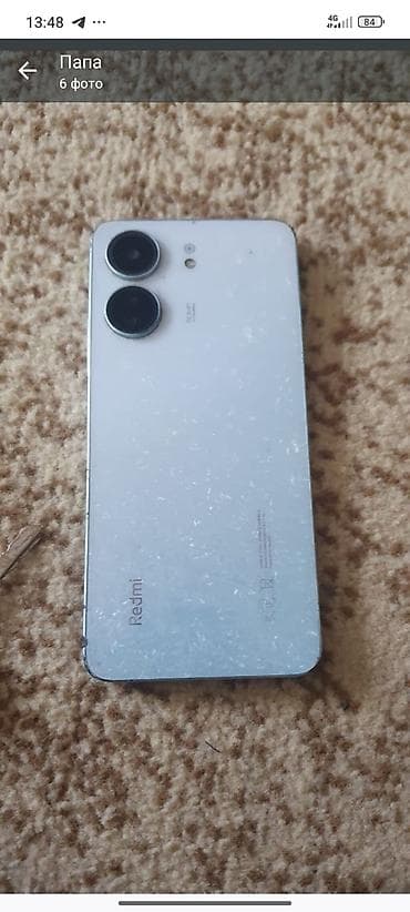 вйфон 15: Redmi, Redmi 13C, Б/у, 256 ГБ, цвет - Голубой, 2 SIM — 4