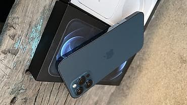 большой экран: IPhone 12 Pro Max, 128 ГБ, Pacific Blue, Коробка — 3