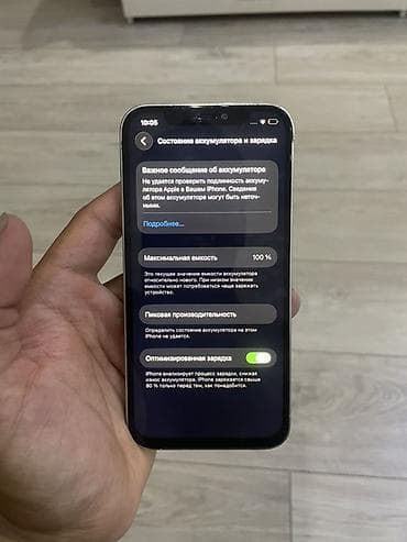 Техника и электроника: IPhone 12 Pro, Б/у, 128 ГБ, Серебристый, Чехол, 100 % — 9
