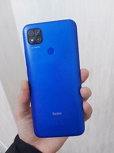 redmi 9 с: Redmi, Redmi 9C, Колдонулган, 64 ГБ, түсү - Көк, 2 SIM — 2