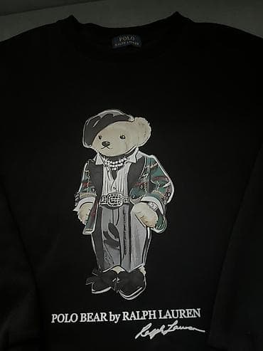 Свитшот Polo Ralph Lauren “Polo Bear” - Цвет: черный - Принт