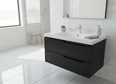 тумбочка с мойками: Тумба для ванны, С раковиной — 1